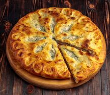 Пирог с рубленой курицей (средний)