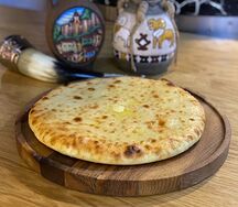 Постный пирог с грибами и картофелем (средний)