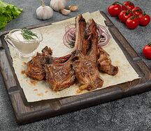 Шашлык из бараньей корейки