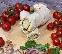 Люля из курицы в лаваше