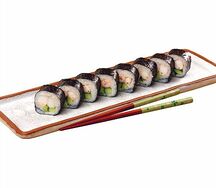 Острый ролл с креветкой