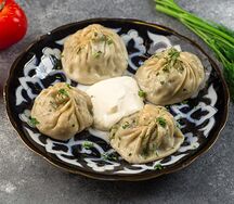 Манты с говядиной