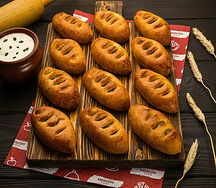 Мини-пирожки с картофелем и луком