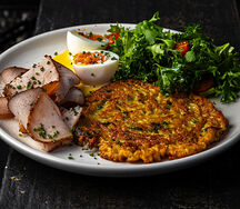 Драник с кейлом и пастрами
