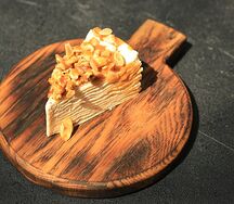 Блинный торт с карамелью
