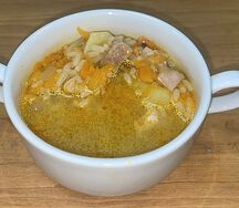 Суп рисовый с мясом