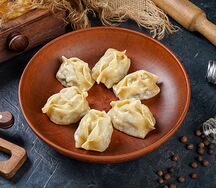 Манты с мясом