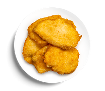 Большая порция куриных шницелей