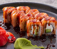 Ролл с солёной карамелью