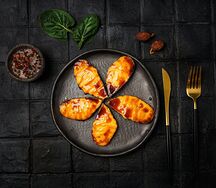 Запеченные мидии в фирменном соусе