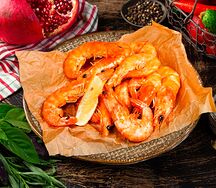 Отварные королевские креветки от шефа