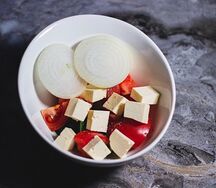 Овощной с брынзой
