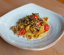 Паста с говядиной