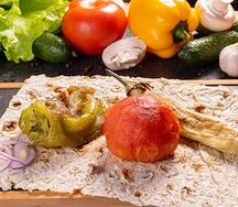 Овощи на углях