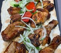 Свиные ребра с курицей