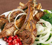 Шашлык из бараньей корейки