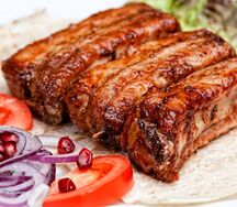 Шашлык из свиных ребер