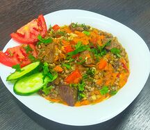 Гречка с гуляшом