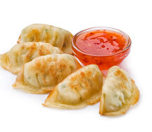 Гедза с курицей чили