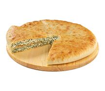 Осетинский пирог с сыром и зеленью