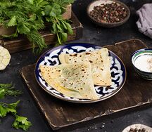 Кутаб с зеленью