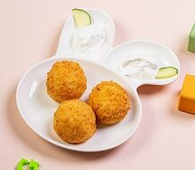 Картофельные крокеты со сметаной