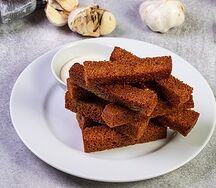 Гренки чесночные