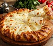 Хачапури с сыром круглый