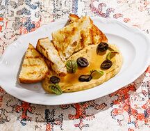 Паштет из петуха с вареньем из грецкого ореха 