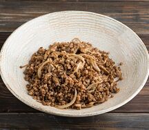 Греча с грибами