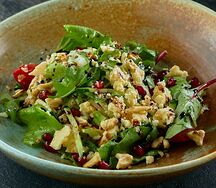 Восточный салат с овечьим сыром гуда