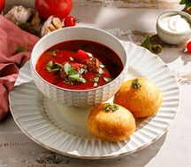 Борщ с телятиной