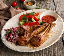 Шашлык из каре ягненка