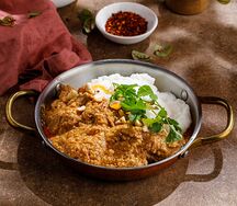 Харчо по-мегрельски из индейки и лесных орехов