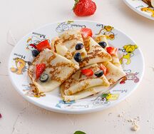 Блинчики с ягодами 