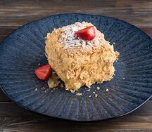 Наполеон со сливочным кремом