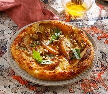 Пеновани с грушей и горгонзолой