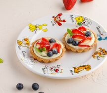 Тарталетки с ягодами и джемом на выбор