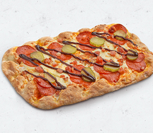 Римская пицца Пепперони с беконом 20х30