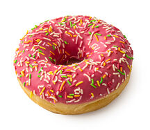 Донат Клубничный