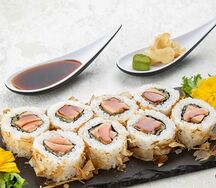 Ролл тунец терияки
