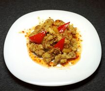 Свинина с ананасами в кисло-сладком соусе