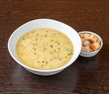 Суп-крем из лесных грибов