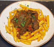 Фри с мясом