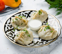 Манты с тыквой