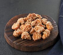 Попкорн куриный в сливочном терияки кунжутом