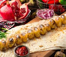 Картофель круглый на мангале