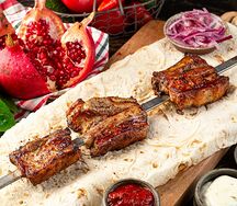 Шашлык из свиных рёбер