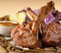 Шашлык из каре ягненка