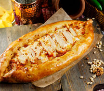 Пицца с куриным филе